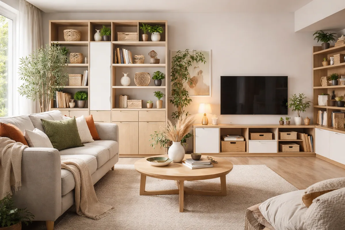 Comment améliorer la décoration de son salon avec des solutions de rangement pratiques