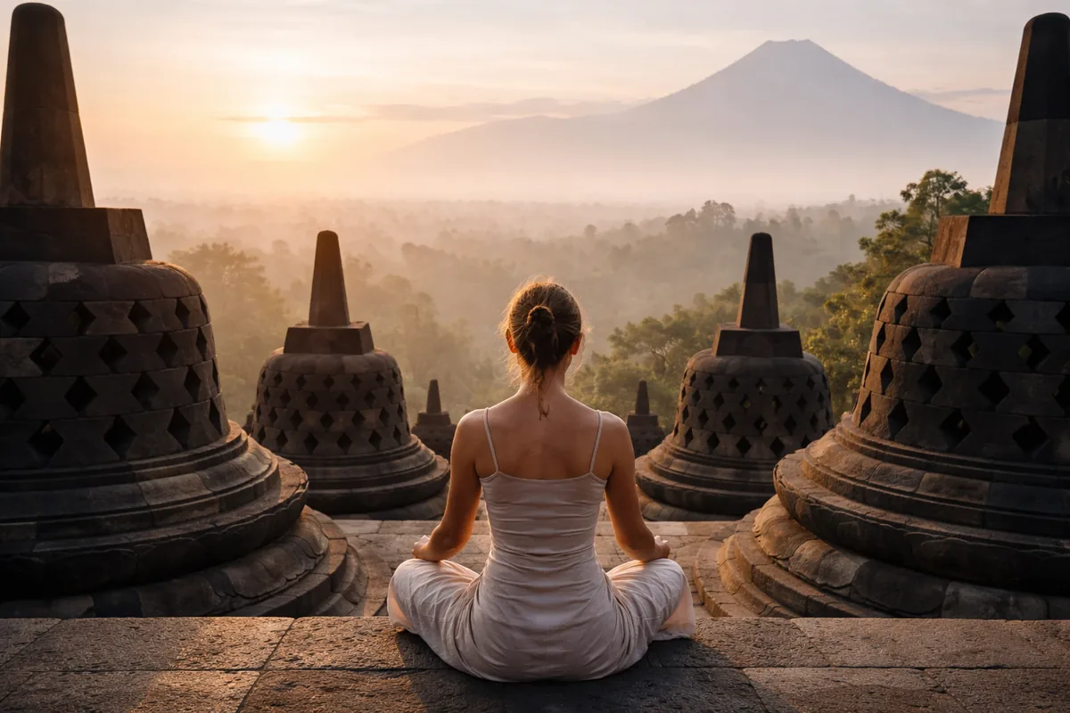 Comment vivre une expérience spirituelle à Borobudur lors d'un voyage en Asie