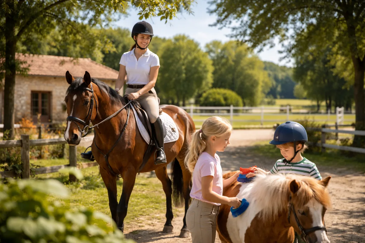 Comment fonctionne l'équitation en Charente avec des centres équestres et poney-clubs