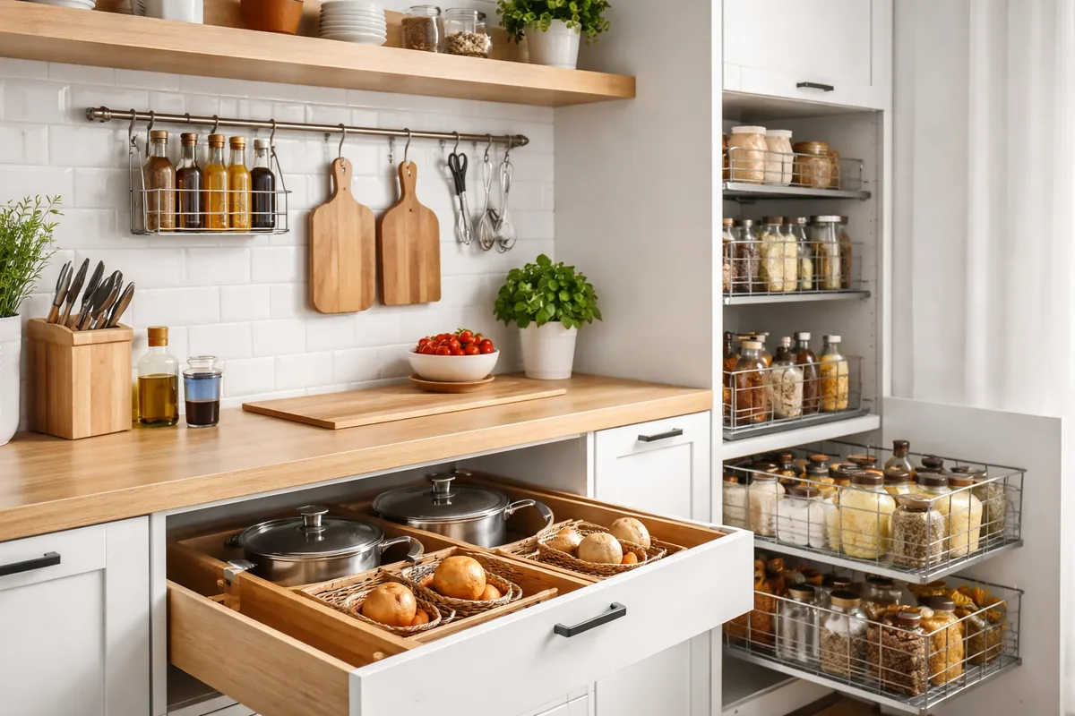 Comment choisir des accessoires de rangement pour une cuisine
